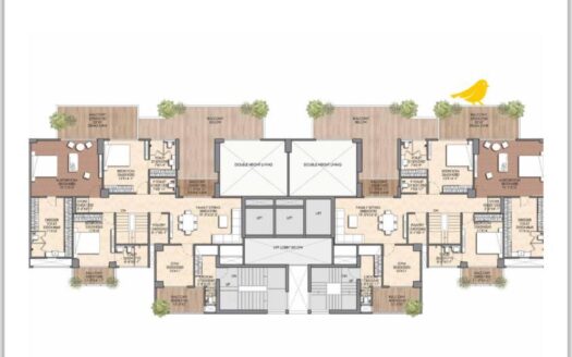 Duplex ( 6BHK – 6100 Sqft ) + Private GYM